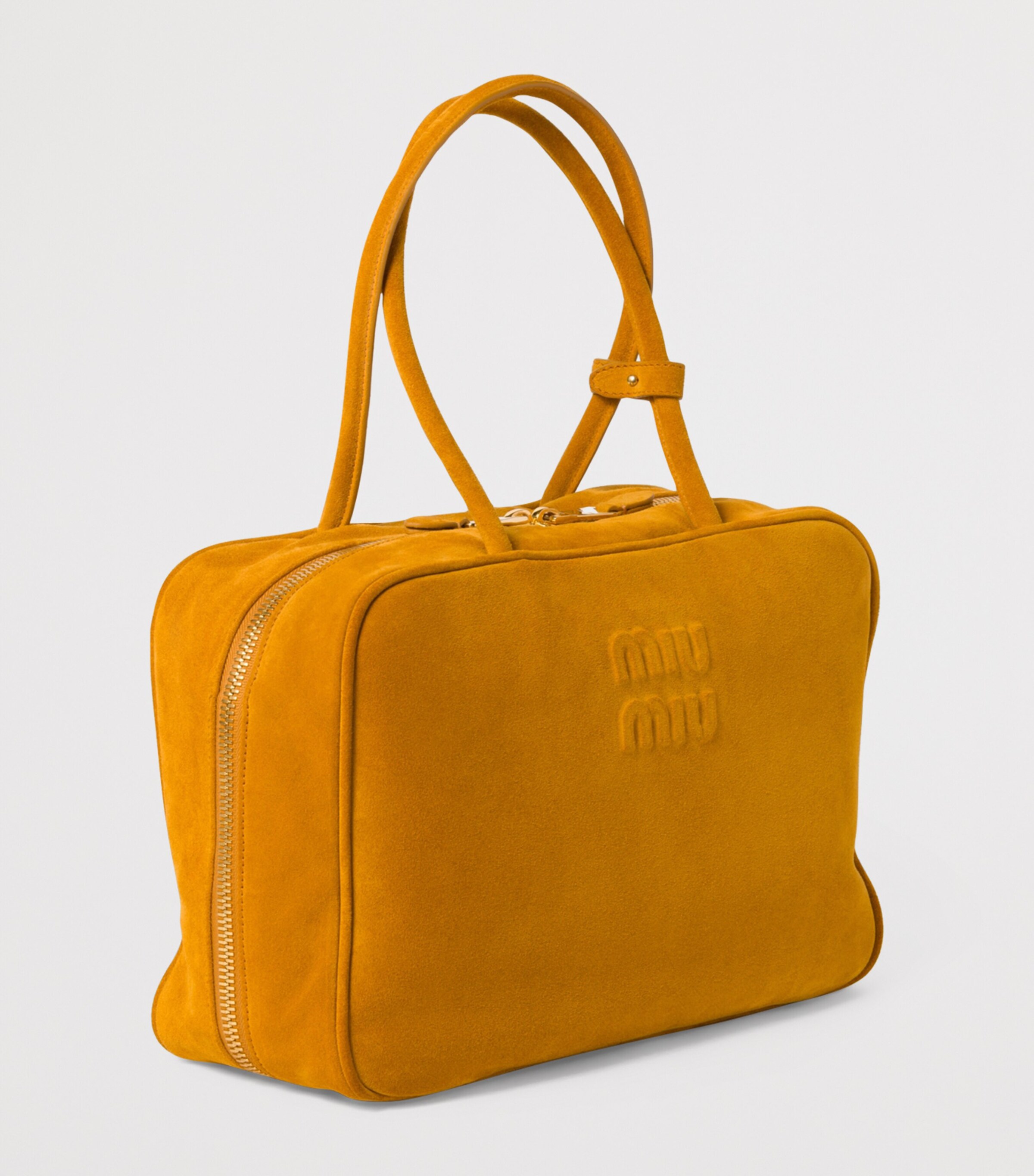 Miu Miu Suede Beau Top-Handle Bag