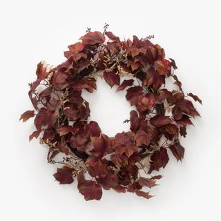 Faux Autumn Grapevine Wreath