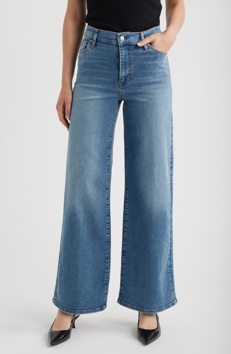 Le Slim Palazzo High Waist Wide Leg Jeans