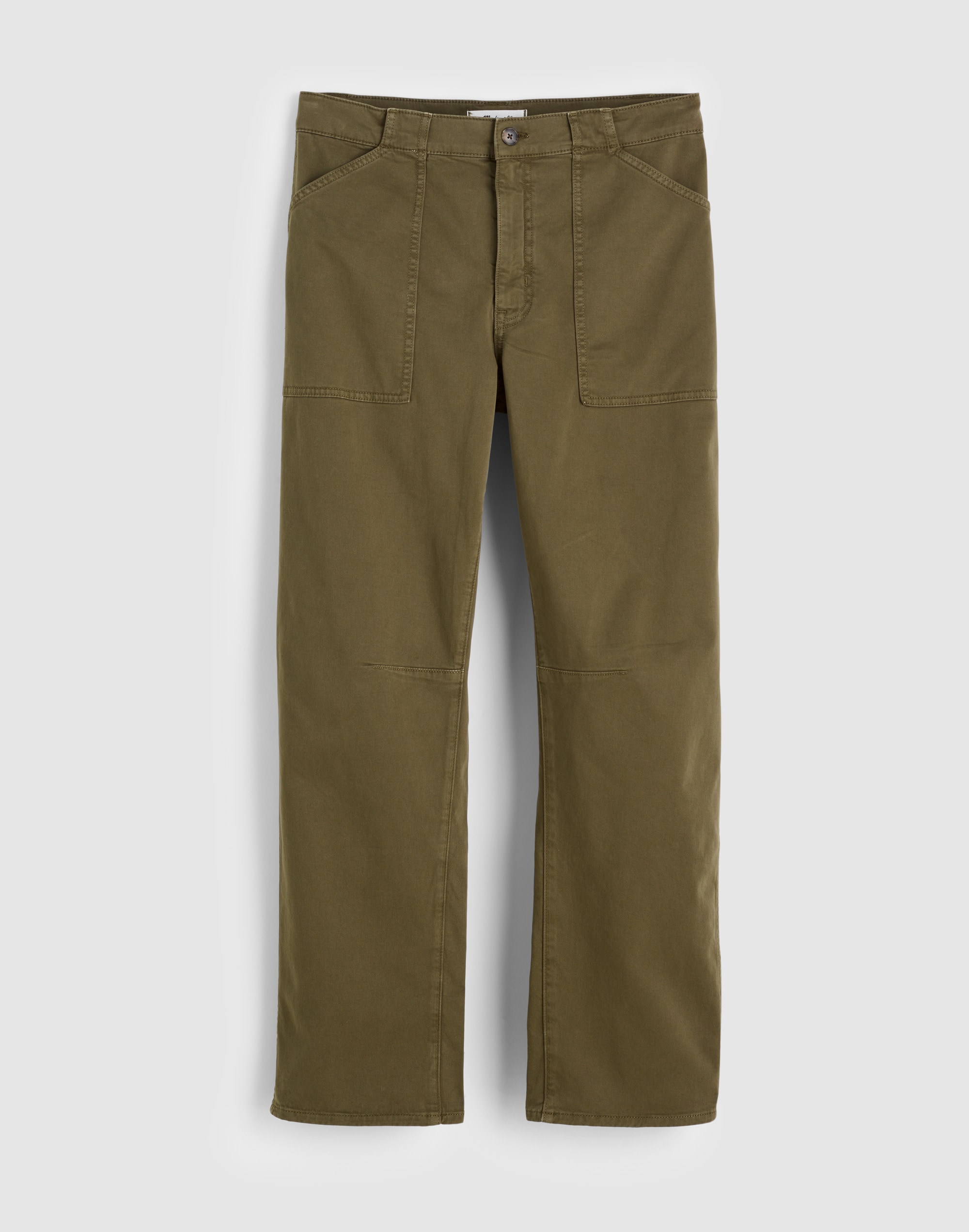 The Darted Barrel-Leg Utility Pant