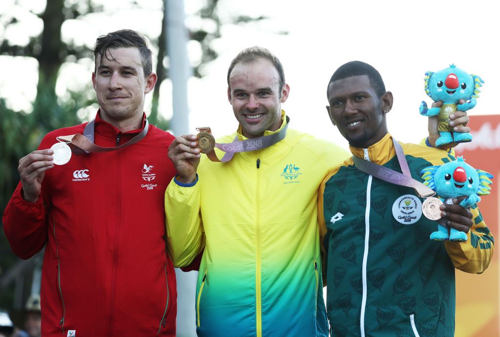 The podium of Jon Mould, Steele von Hoff, and Clint Hendricks (L-R)