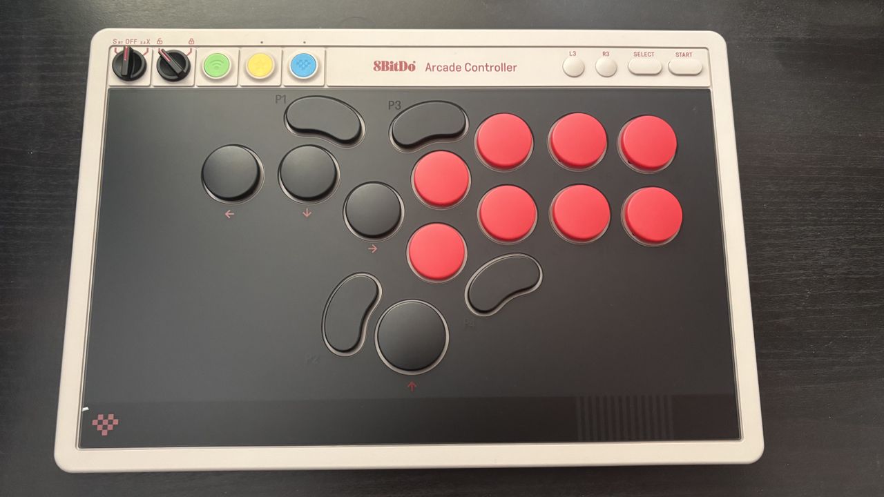 The 8BitDo Arcade Controller is a great introduction to leverless fighting game controllers