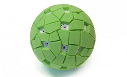 This is no ordinary rubber ball. Outfitted with 36 fixed-focus cameras, this professional toy may be the most fun way to take a 360-degree panoramic photo.