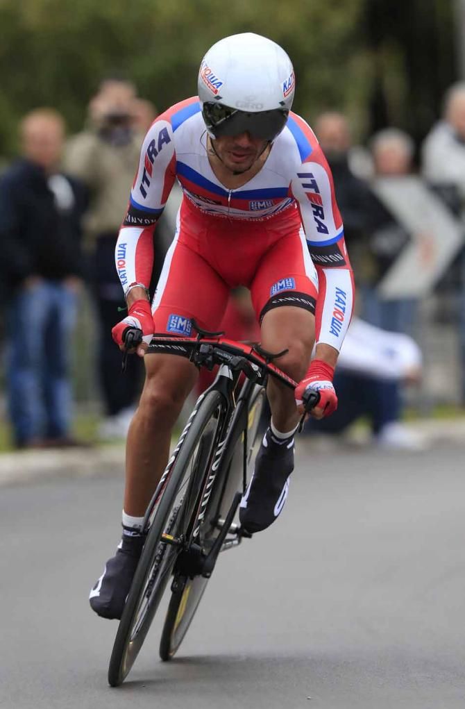 Joaquim Rodriguez's old Achilles heel of time trialling flared up once again.
