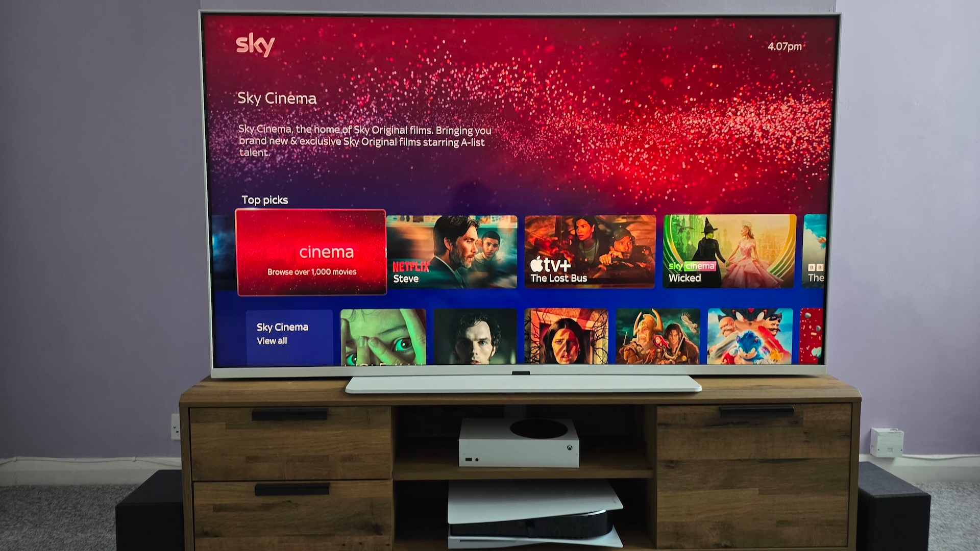 Sky Cinema on Sky Glass Air