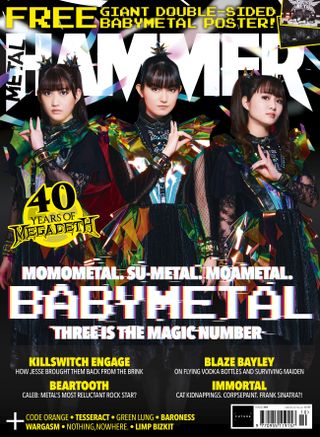 The new issue of Metal Hammer with Babymetal on the cover