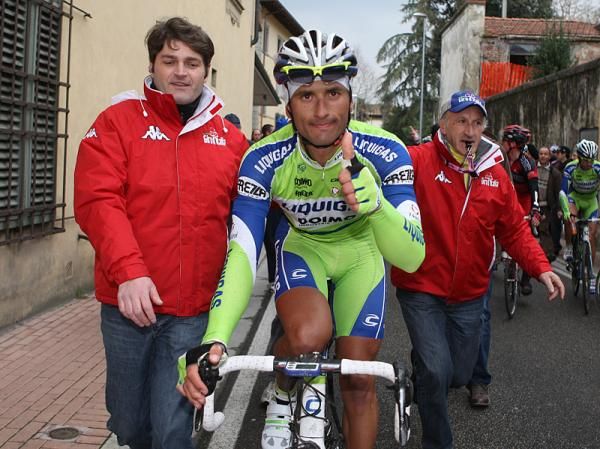 Daniele Bennati (Liquigas-Doimo) after the stage