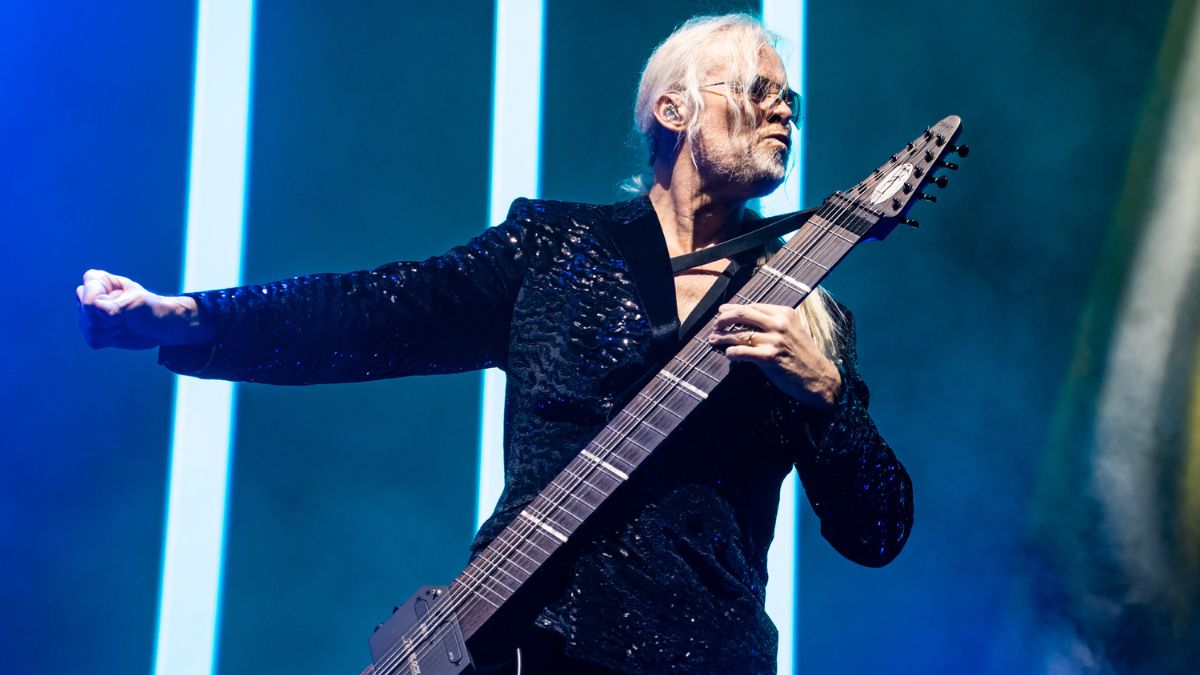 Nick Beggs performs with Howard Jones at The O2 Arena on March 24, 2024 in London, England