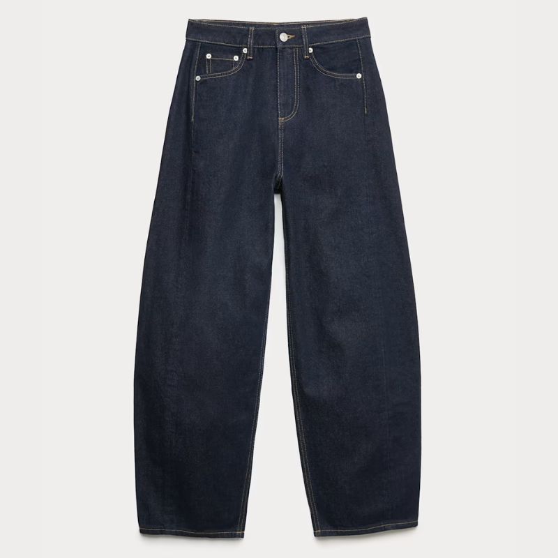 M&amp;amp;S, barrel leg jeans