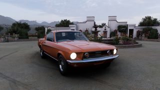 Forza Horizon 5 screenshot of a Mustang fastback vehicle