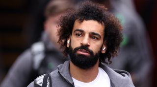 Mohamed Salah ahead of Liverpool's Premier League game against Crystal Palace in December 2023.