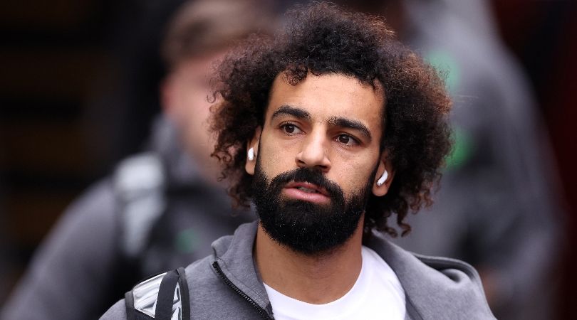 Mohamed Salah ahead of Liverpool&#039;s Premier League game against Crystal Palace in December 2023.