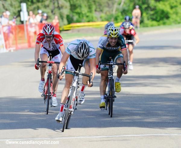 Bruno Langlois (SpiderTech powered by Planet Energy) wins the sprint for third.