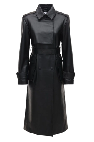 Remain Pirello Leather Trench Coat