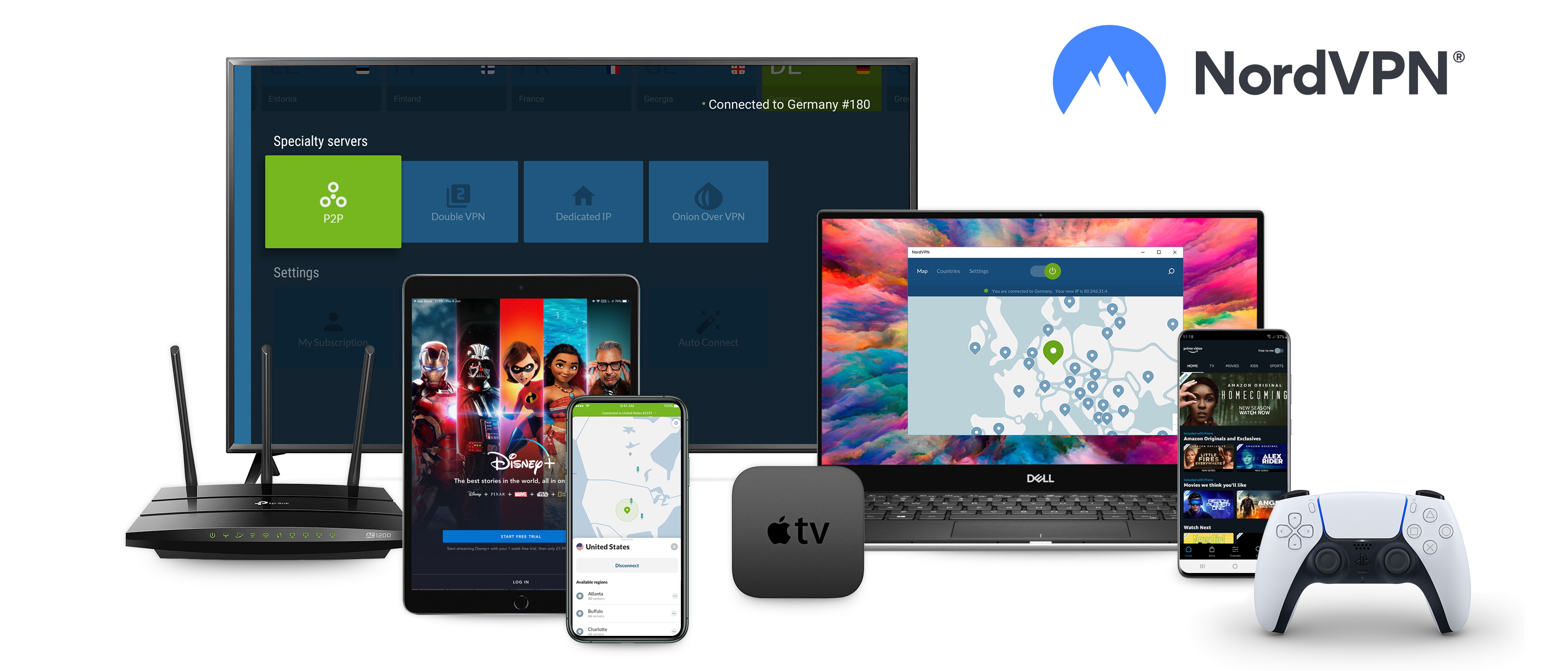 NordVPN - le VPN le plus rapide