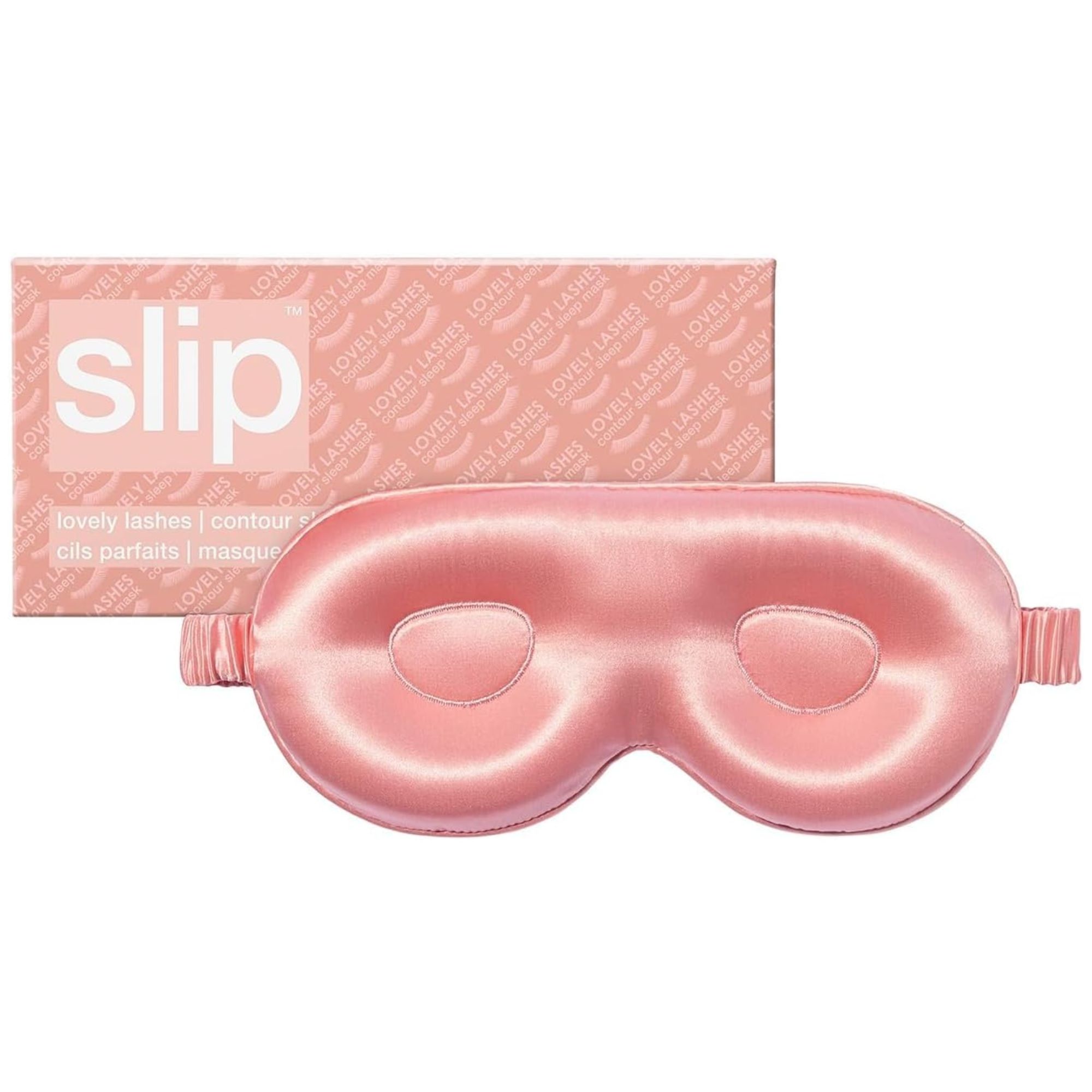 A pink Slip silk eye mask