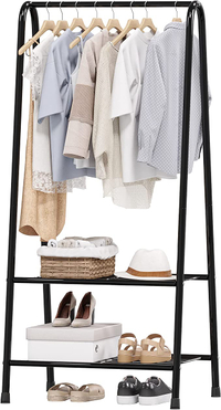 Portable Metal Clothes Rack | $34.99 at Amazon