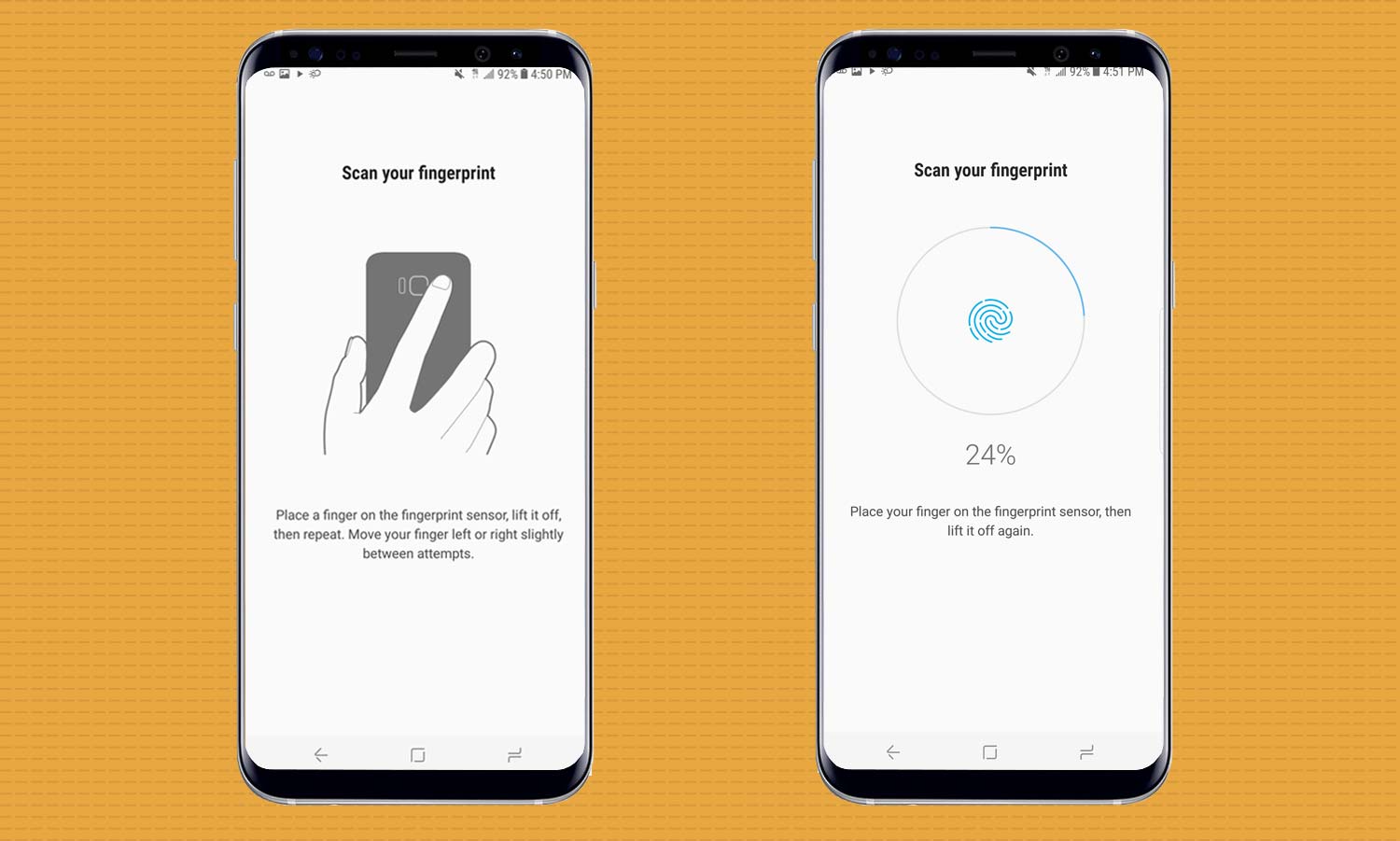 How To Set Up The Fingerprint Sensor On A Galaxy S8 - Samsung Galaxy S8 ...