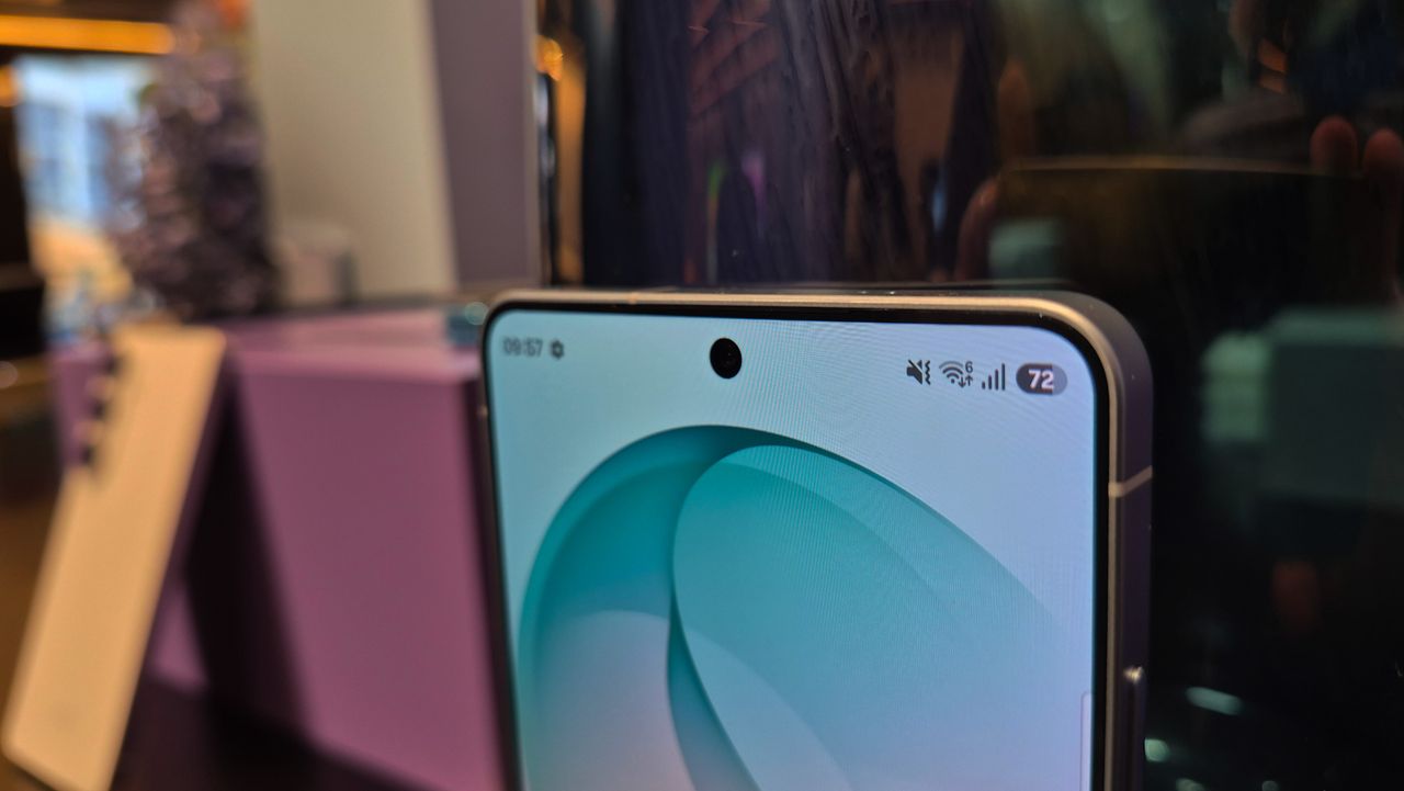 The Samsung Galaxy S26 Ultra on a desk
