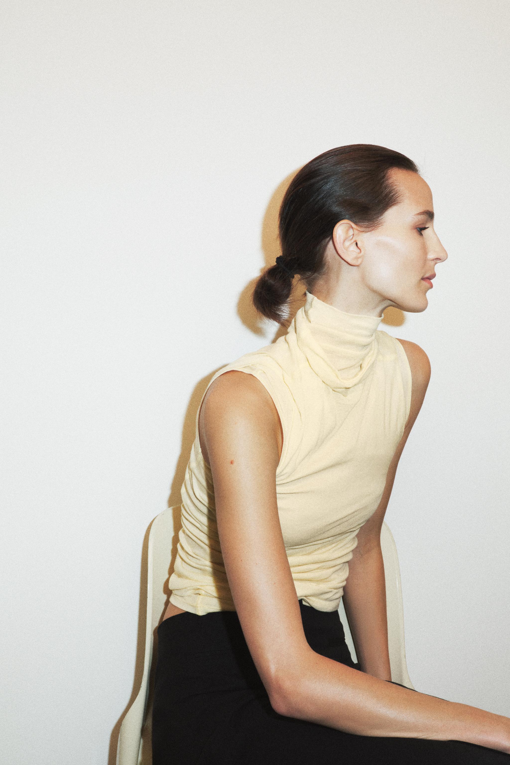 Supima&reg; High Neck Top