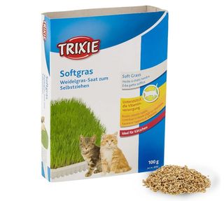 Trixie cat grass seed packet