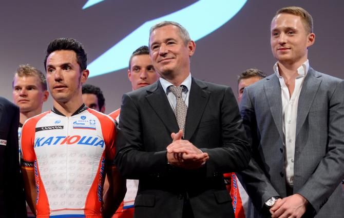 Joaquim Rodriguez with team owner Igor Makrov
