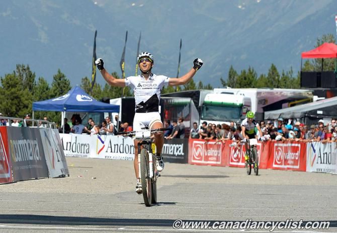 Nino Schurter (Scott Swisspower MTB Racing Team) wins in Vallnord