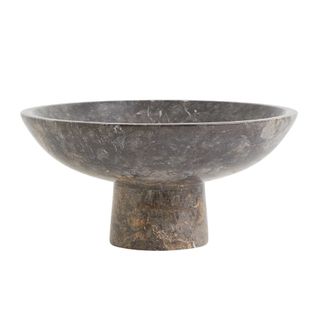 Large Marble Pedestal Bowl