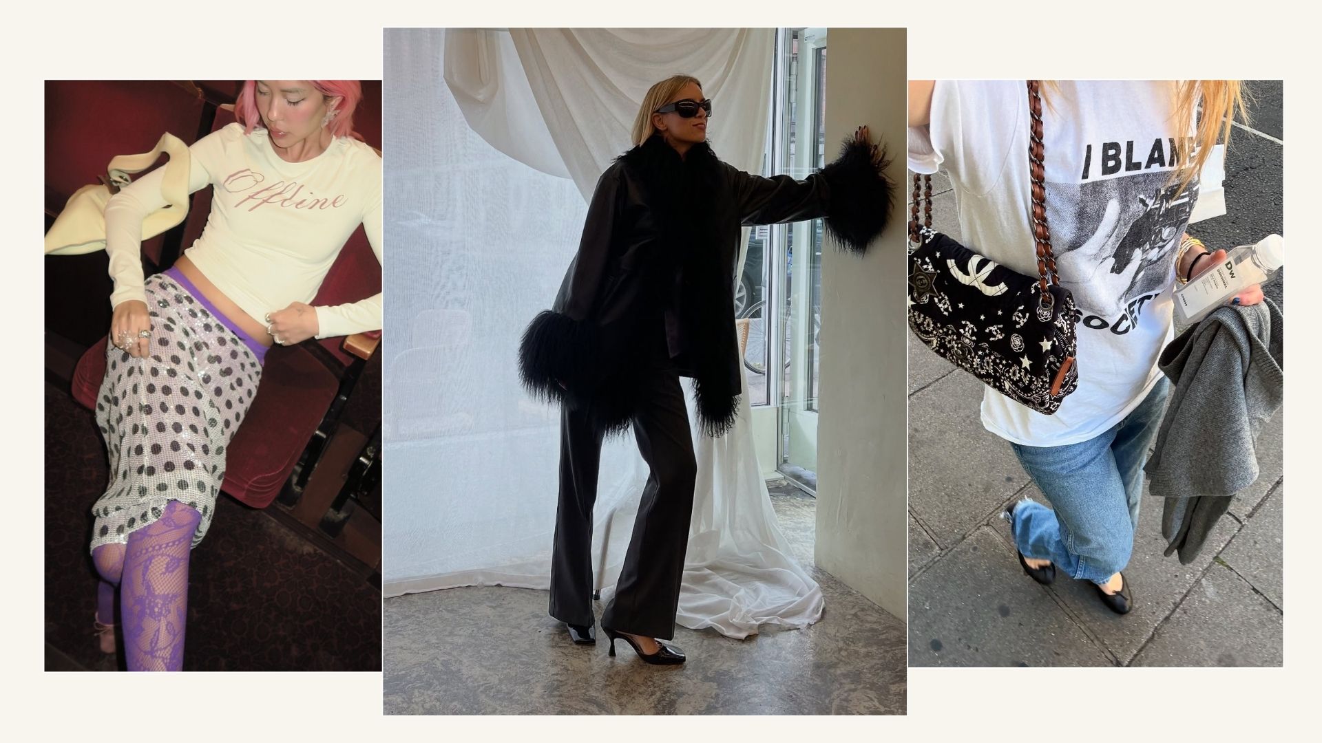 3 women posing for outfit pics and selfies