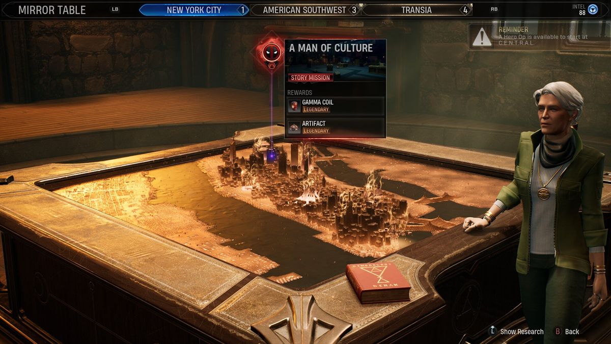 mdinight suns a man of culture quest at the mirror table