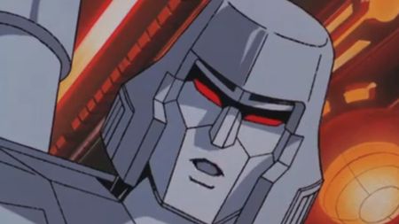 Megatron giving orders in The Transformers: The Movie