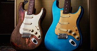 Bernie Marsden's Rory Gallagher and Korean Squier Stratocasters