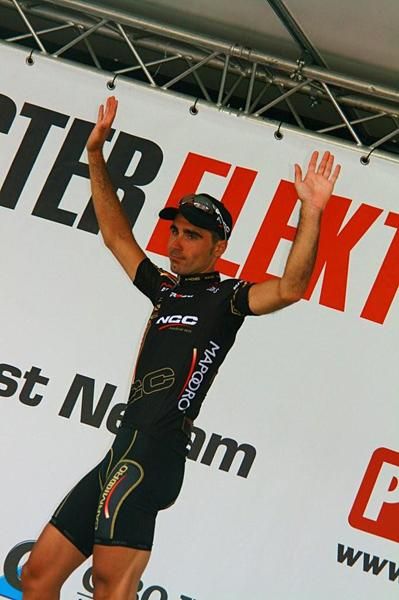 Francisco J. Ventoso Alberdi is the winner of stage 1 from the Ster Elektrotoer 2010 in Sittard - Geleen