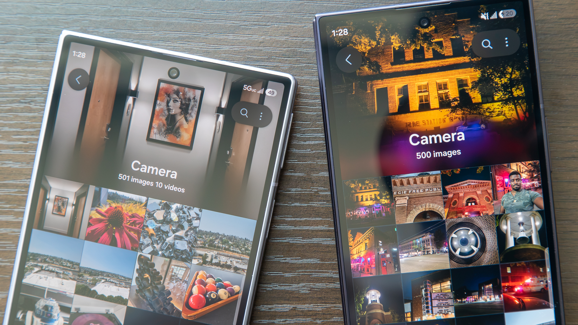 The Galaxy Z Fold 8 and Fold 8 Ultra Gallery apps