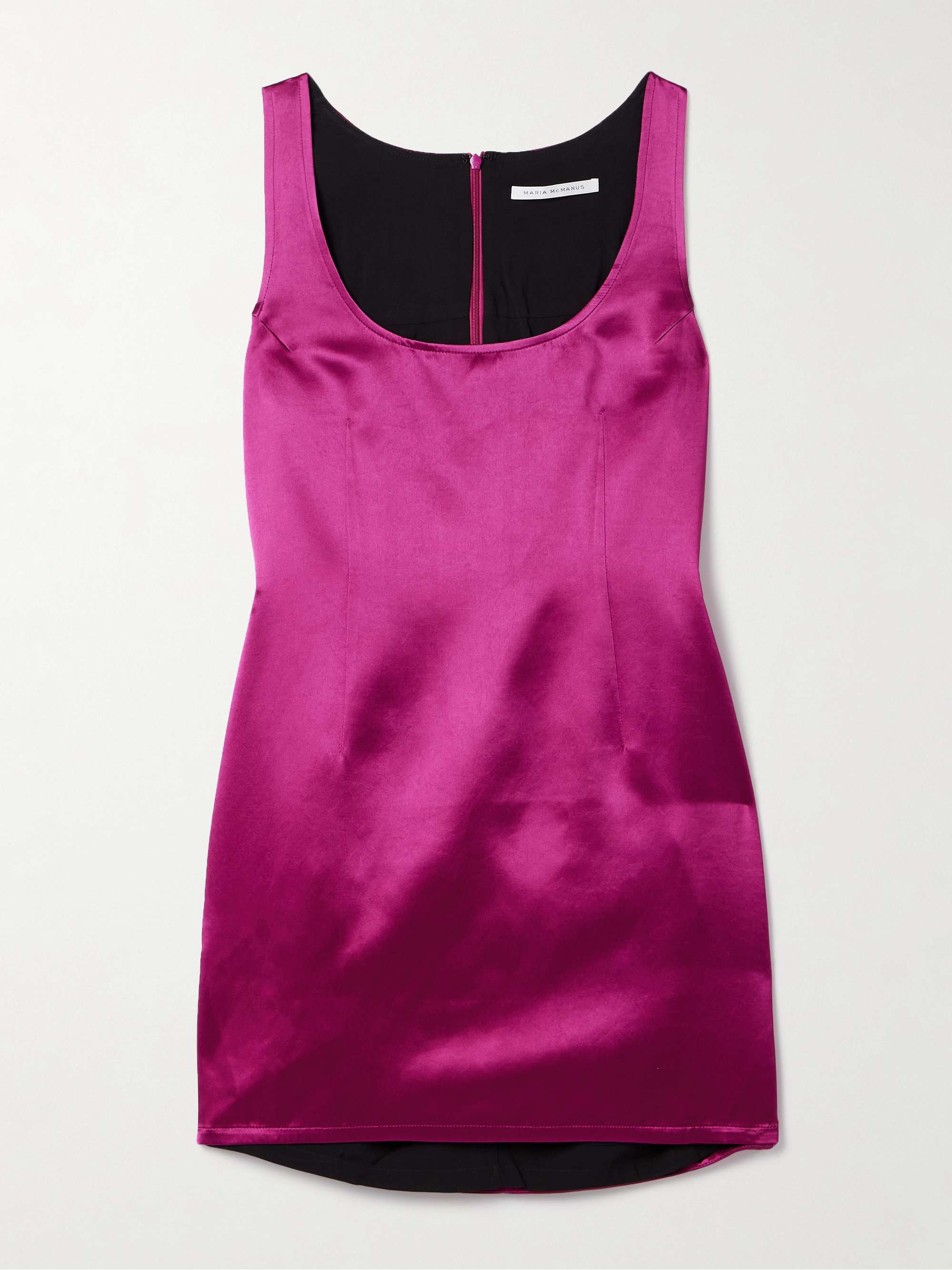 Crepe De Chine Mini Dress