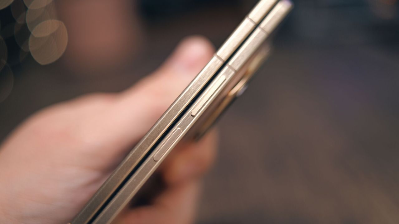 Honor Magic V6 smartphone in gold