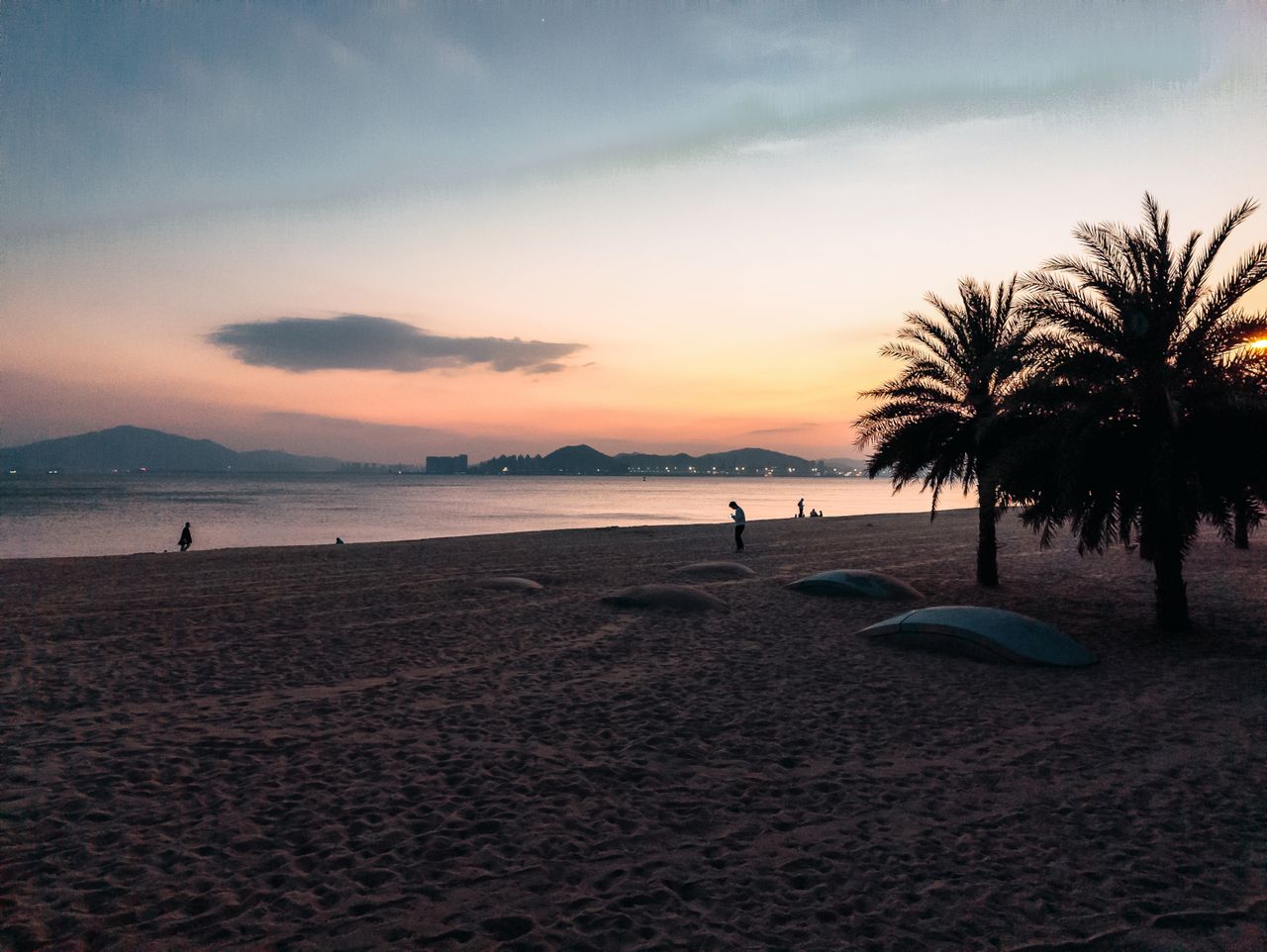 A OnePlus 10 Pro camera sample, showing an edit of the original image of a beach scene