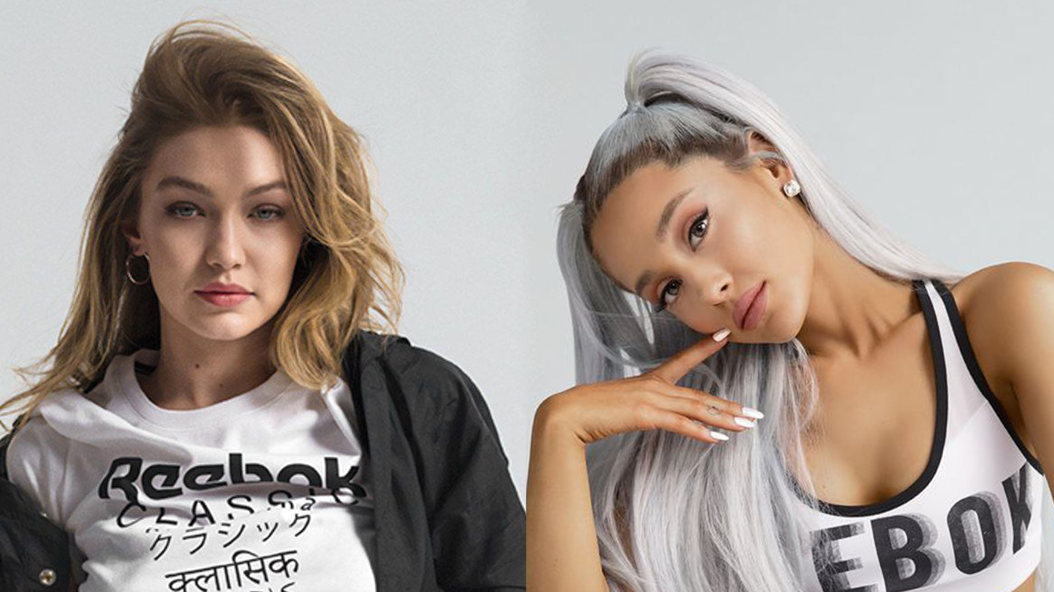 suerte compilar Ortodoxo Ariana Grande and Gigi Hadid's Reebok Campaign Is Pure Fire | Marie Claire