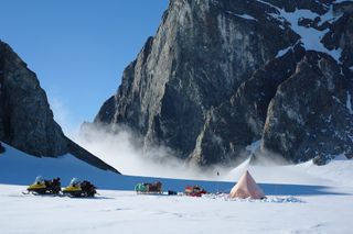 British Antarctic Survey field camp