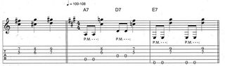 Three chord lesson tab 6