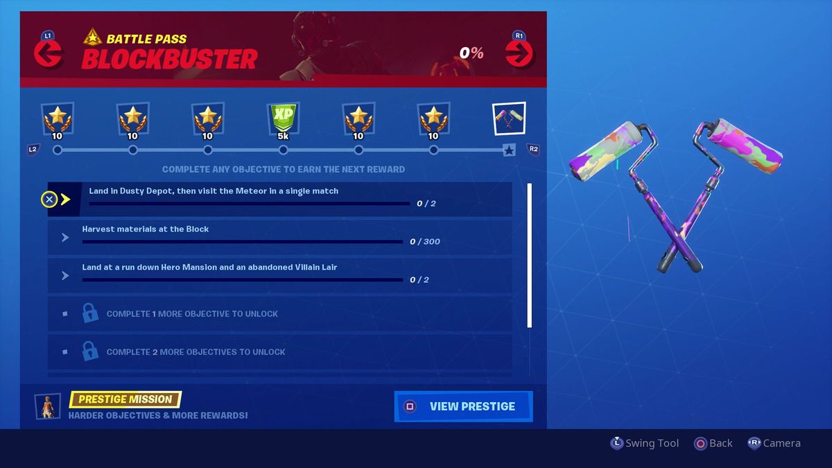 Fortnite Blockbuster challenges: Blockbuster mission and prestige ...