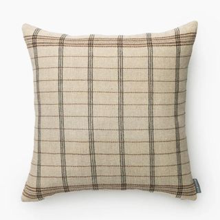 A checkered throw pillow from McGee & Co.