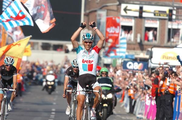 Four wins in a row for Philippe Gilbert (Omega Pharma-Lotto)