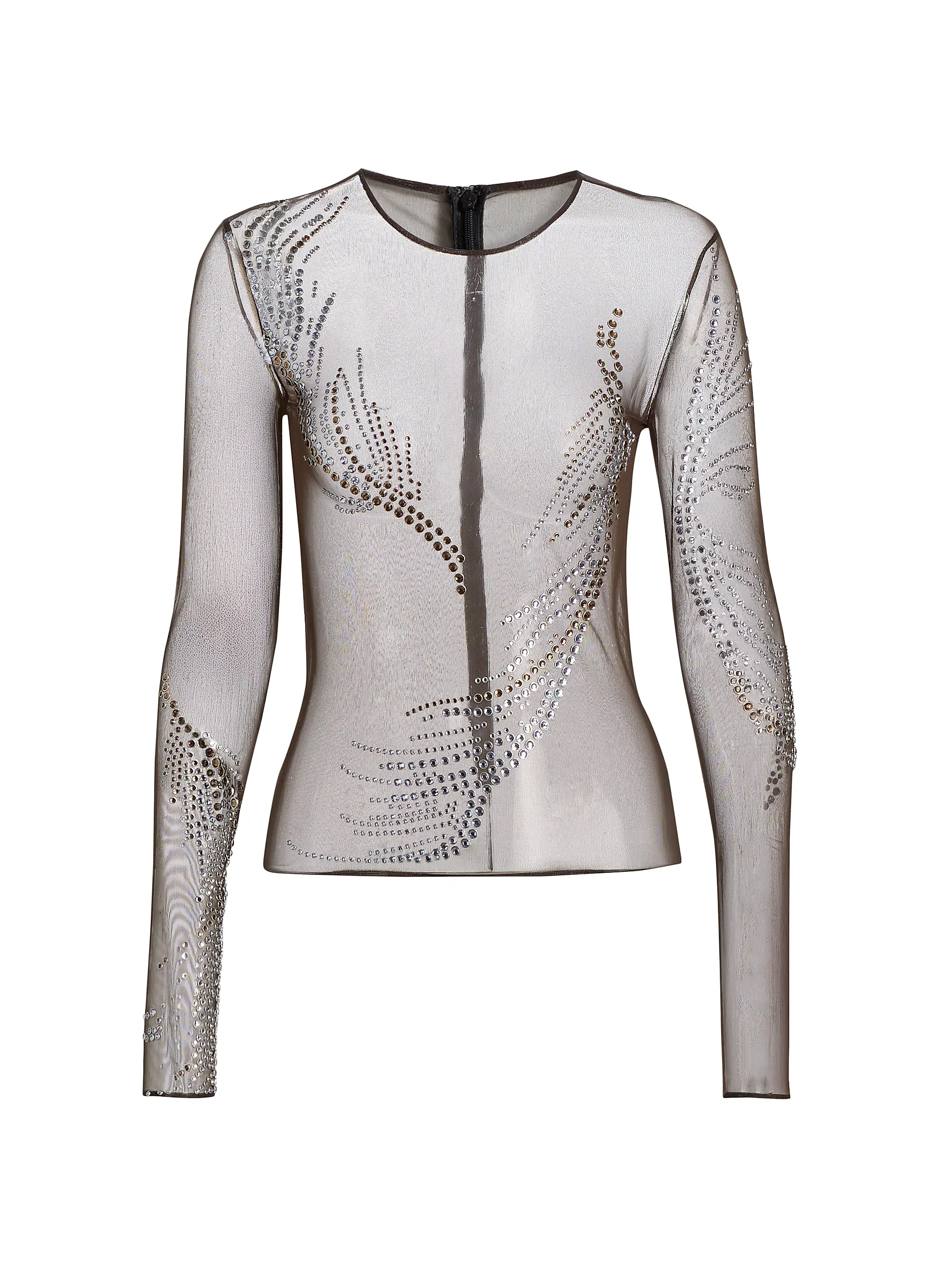 Darwin Embellished Mesh Top