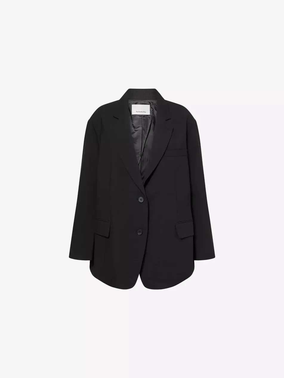 Bea Single-Breasted Stretch-Woven Blazer - Xxs