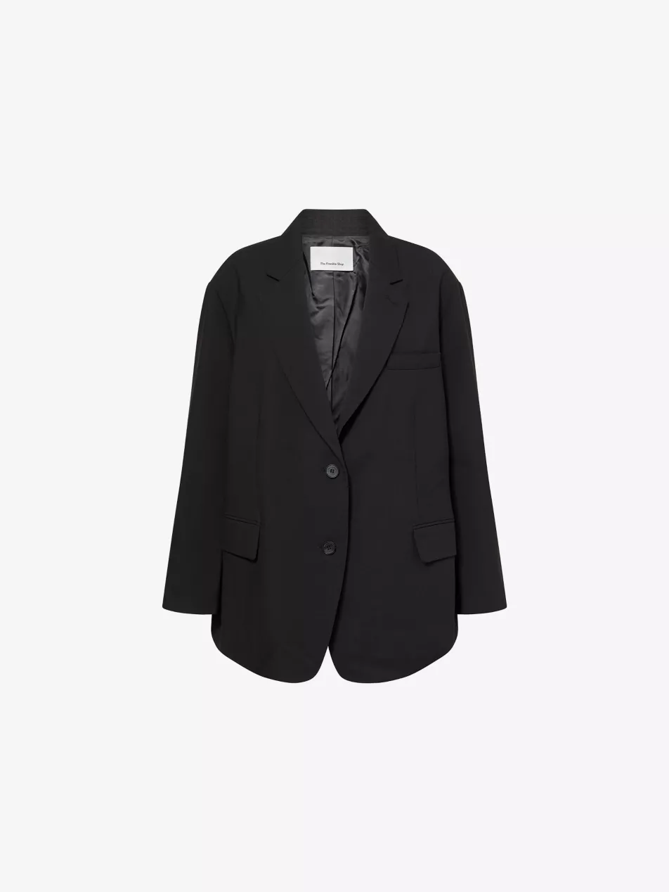 Bea Single-Breasted Stretch-Woven Blazer - Xxs