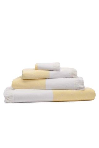 The Yellow Dot Fouta Towels