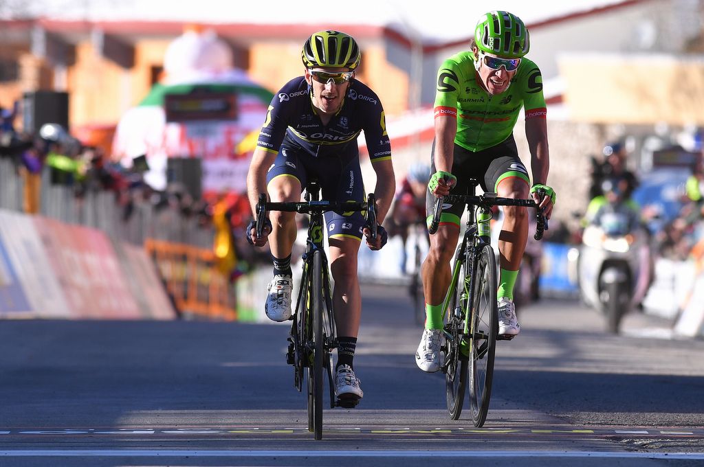 Adam Yates (Orica-Scott) finishes stage 4