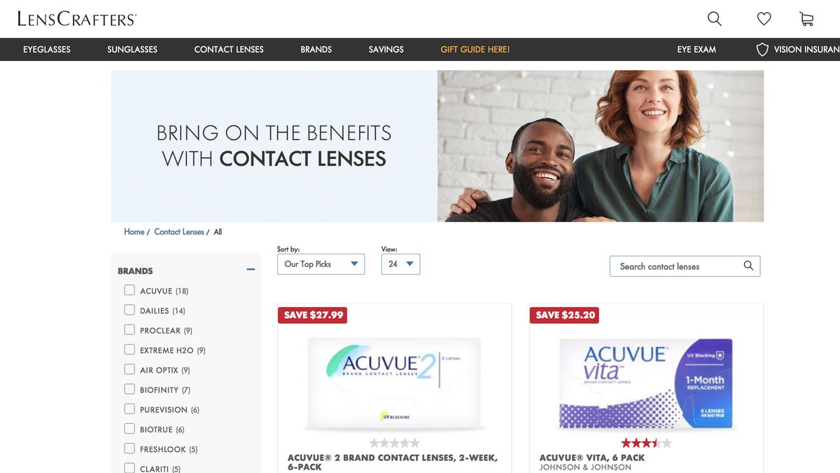 Lenscrafters Contact Lens Review Top Ten Reviews