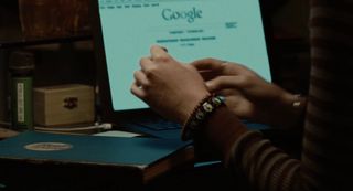 Bella googling vampires in Twilight